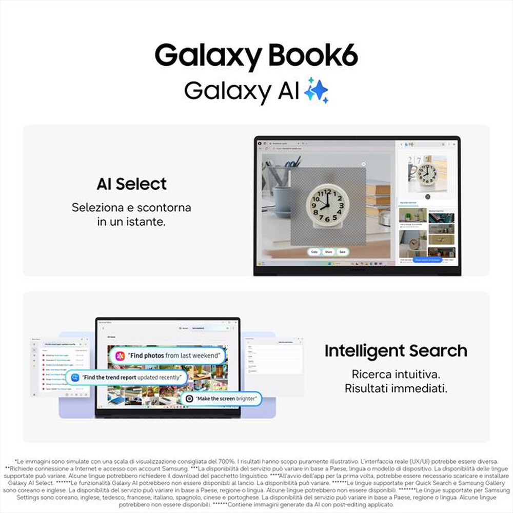 Immagine del prodotto SAMSUNG - Notebook GALAXY BOOK6 16"-Gray