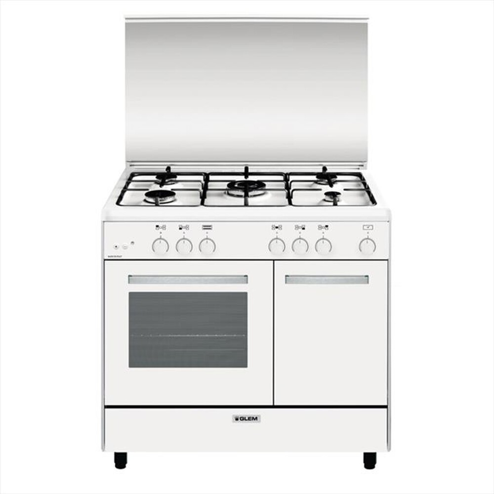 "GLEM GAS - Cucina a gas AR965GX Classe A-Bianco"