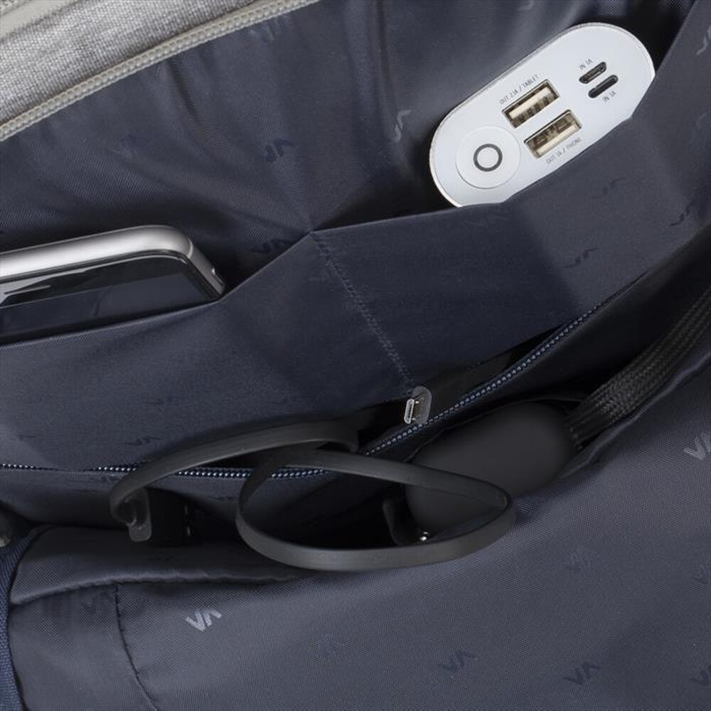 "RIVACASE - 7760 ZAINO PER NOTEBOOK DA 15,6\"-Grigio"