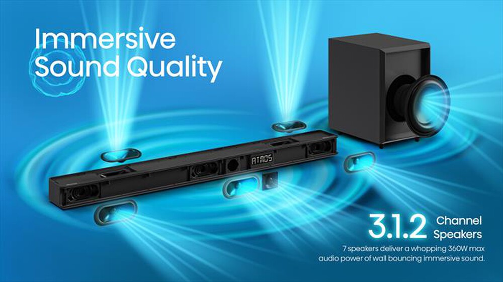 "HISENSE - Soundbar AX3120G-NERO"