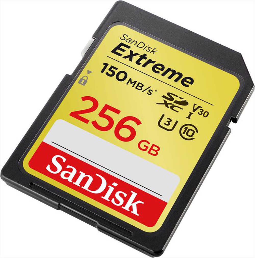 "SANDISK - SCHEDA EXTREME SD UHS-I 256GB"