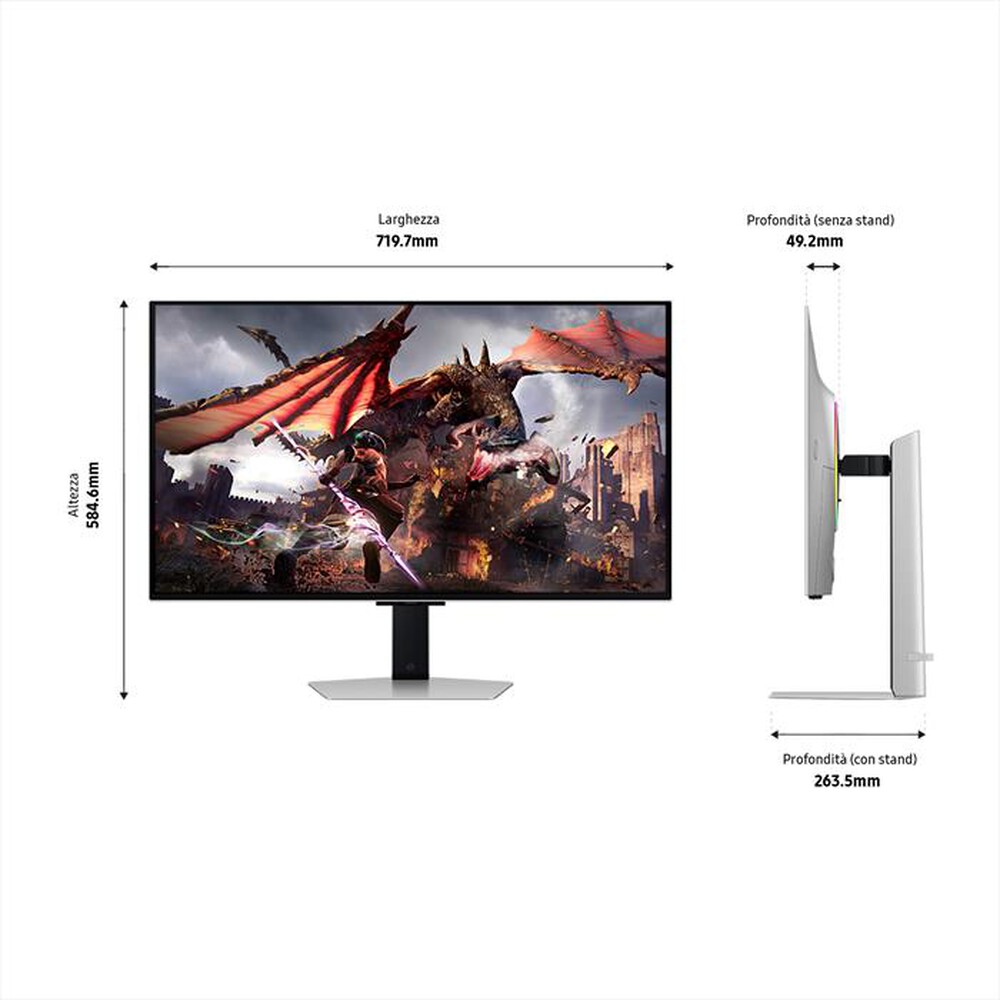 Immagine del prodotto SAMSUNG - MONITOR ODYSSEY LS32DG800SUXEN OLED G8 32'' UHD