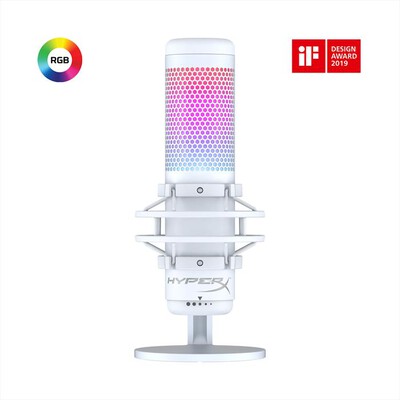HP - QUADCASTTM S MICROFONO USB-Bianco