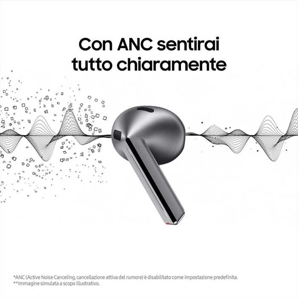 "SAMSUNG - Galaxy Buds3-SILVER"