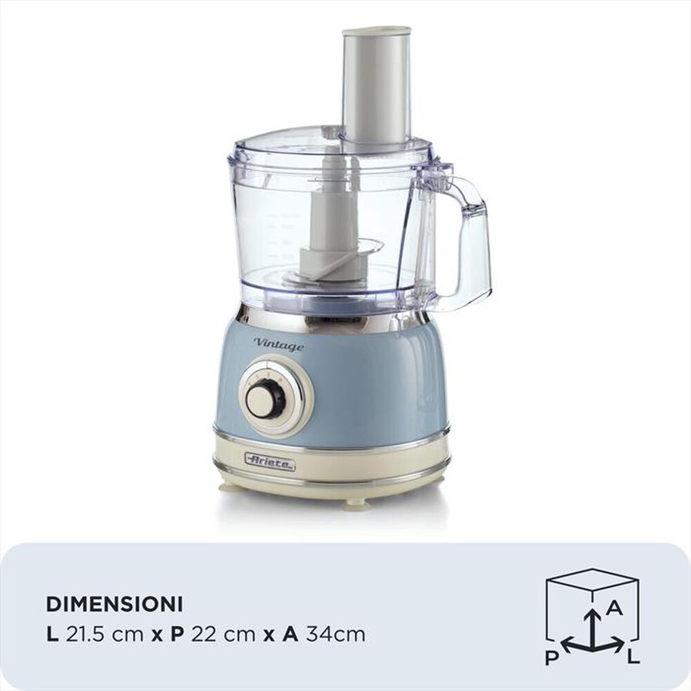 Immagine del prodotto ARIETE - 1781 ROBOT DA CUCINA VINTAGE 2,1L-Blu
