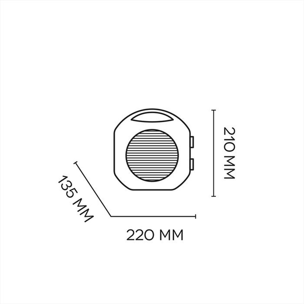 "ARGO - Termoventilatore POP-Bordeaux"
