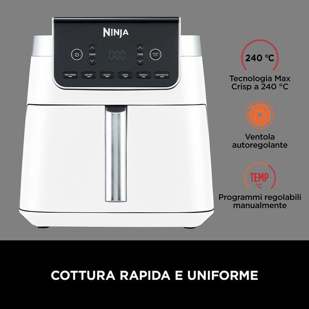 "NINJA - FRIGGITRICE AD ARIA MAX PR DA 6,2L AF180EUWH-Bianco"