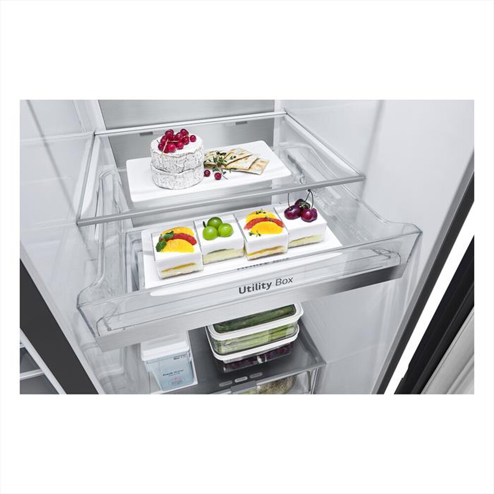 Immagine del prodotto LG - Frigorifero side by side GSXE91EVAD Classe D 628L-Black