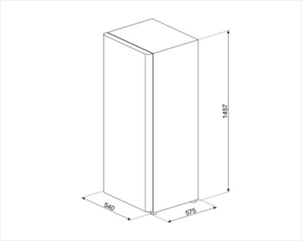 Immagine del prodotto SMEG - Congelatore verticale CV215NF Classe F 200 lt-Bianco