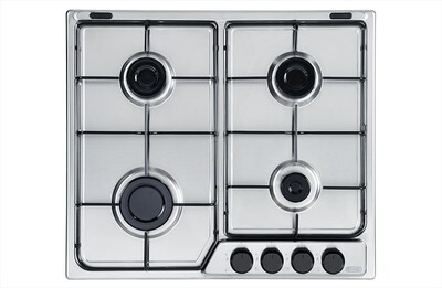 DE LONGHI - Piano cottura a gas FFA 46 ASV 4 fuochi 58cm-Inox