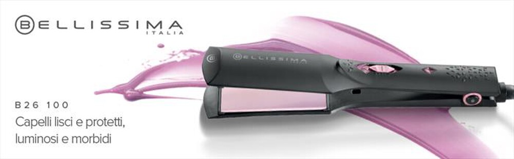 "BELLISSIMA IMETEC - Piastra per capelli B26 100-NERO"