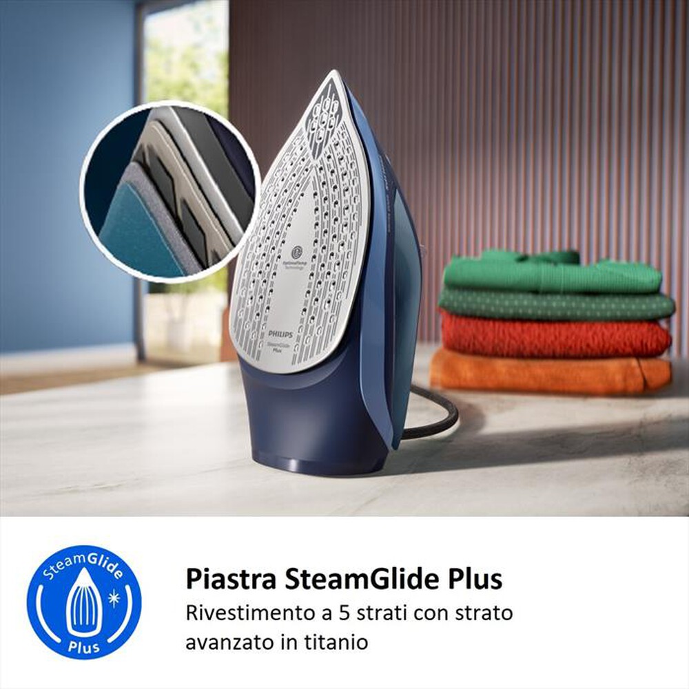 Immagine del prodotto PHILIPS - Ferro da stiro a vapore SERIE 6000 DST6120/20-Blu