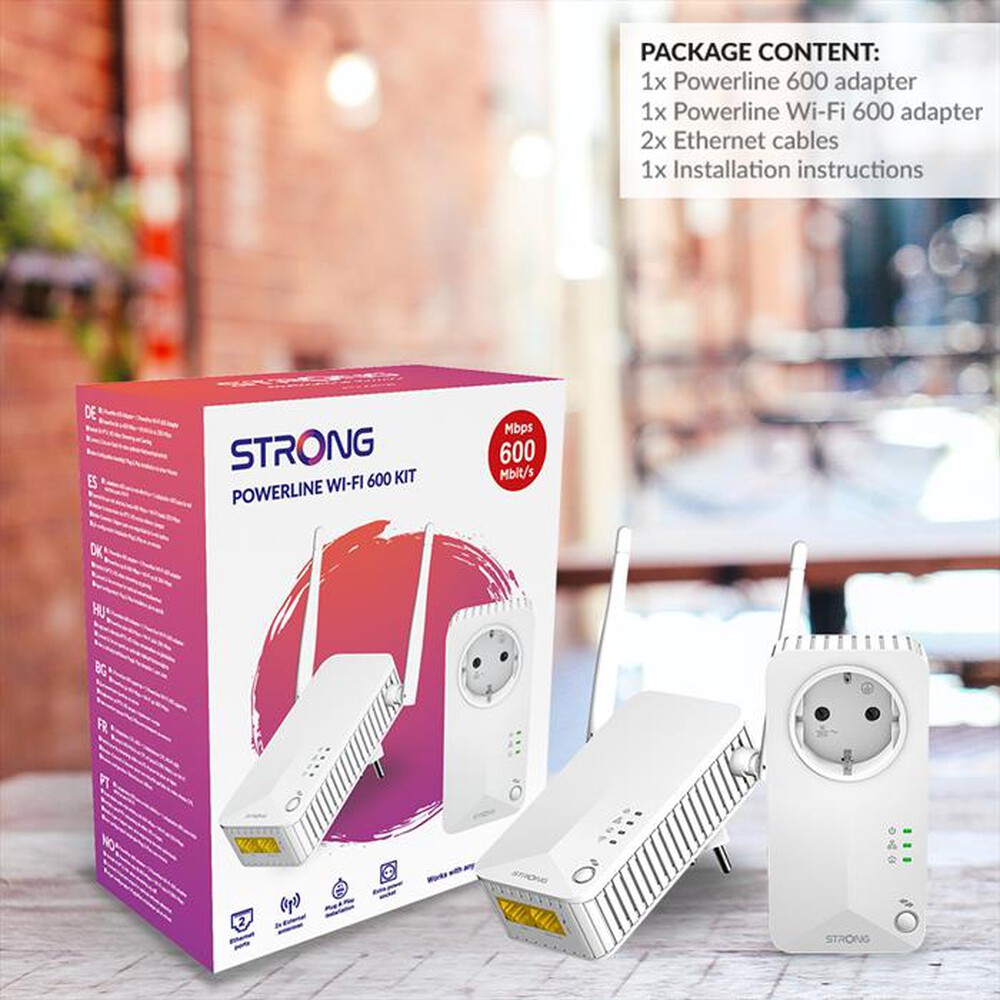 Immagine del prodotto STRONG - Kit due pezzi powerline 600 POWERLWF600DUOEUV2