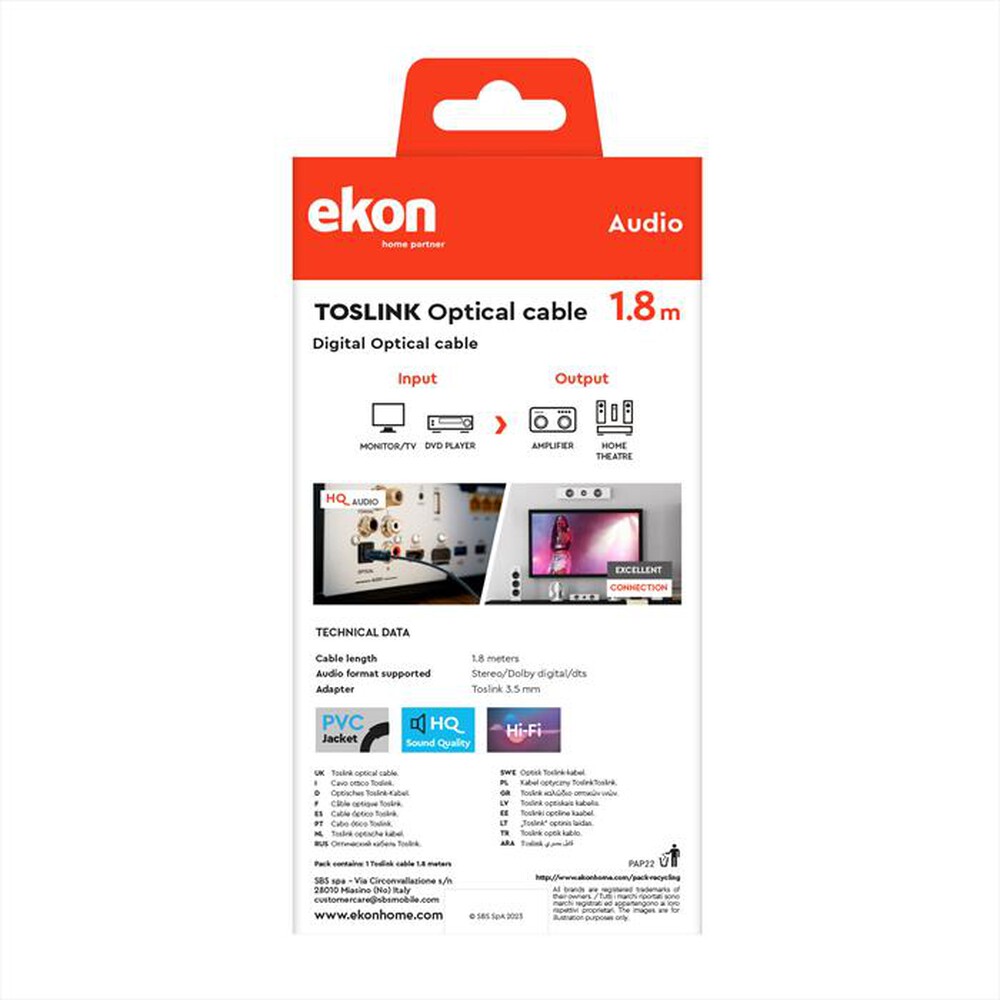 Immagine del prodotto SBS - ECATOSL18AD