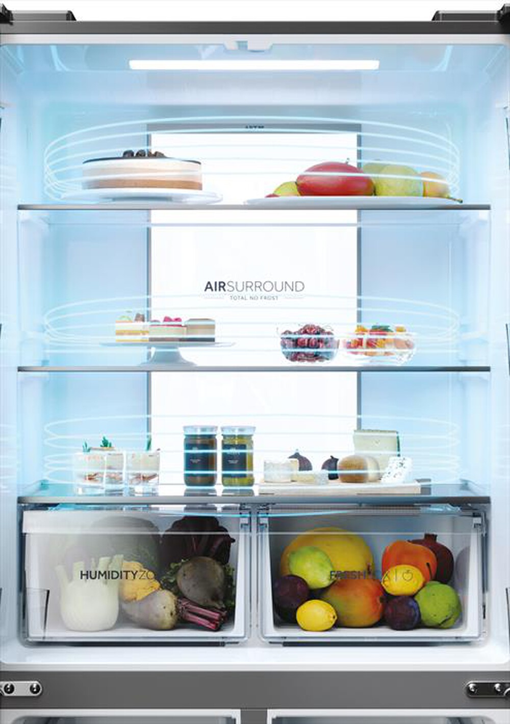 Immagine del prodotto HAIER - Frigorifero 4 porte HCR7818DWPT Classe D 467 lt-Black