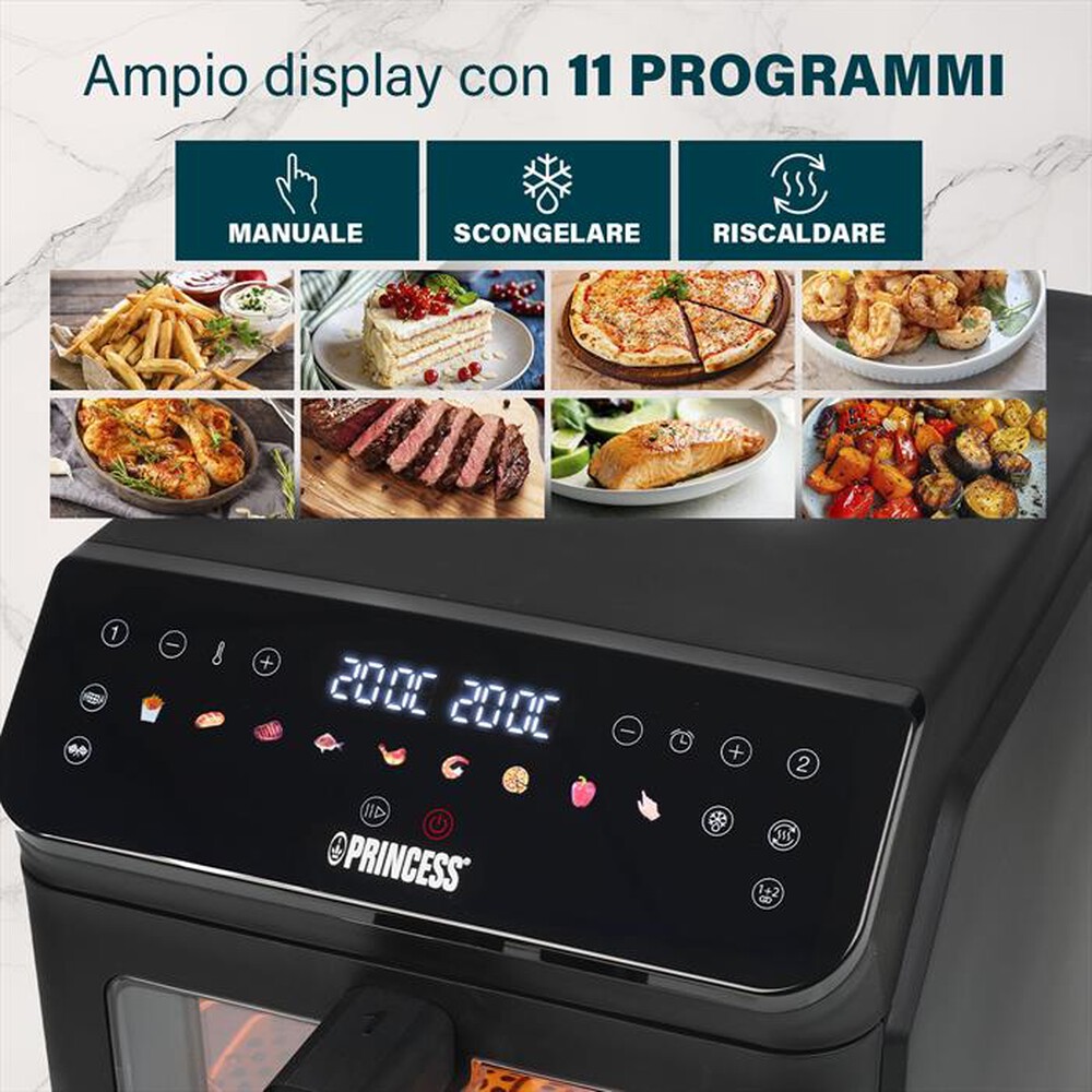 Immagine del prodotto PRINCESS - Friggitrice ad aria DUAL VERTICAL-Nero
