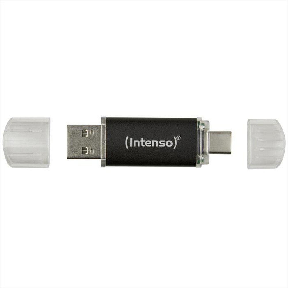 Immagine del prodotto INTENSO - USB DRIVE 3.2 TWIST LINE 128 GB-NERO/GRIGIO