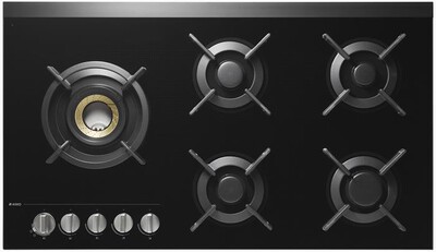 ASKO - Piano cottura a gas HG 1935 AB 5 fuochi 90,4cm-Vetro nero
