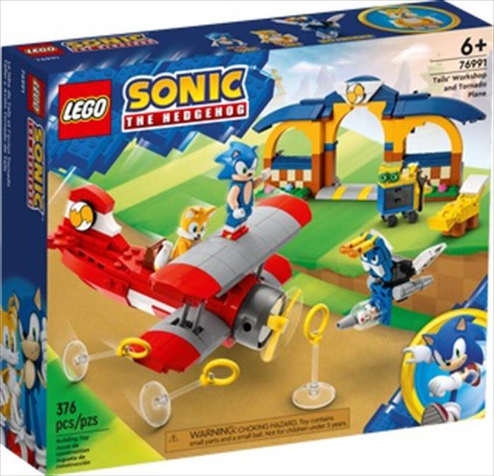 "LEGO - SONIC Laboratorio di Tails e Aereo Tornado - 76991-Multicolore"