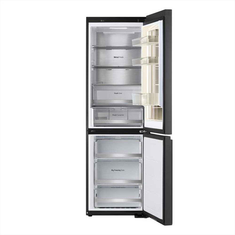 "LG - Frigorifero combinato GBG7190CEV Classe C 349L-Black"