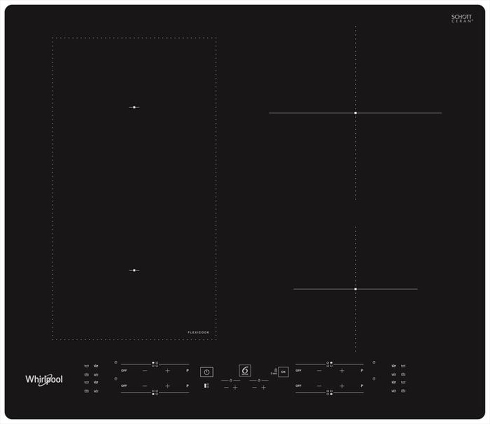 Immagine del prodotto WHIRLPOOL - Piano cottura induzione WL B8160 NE-Nero