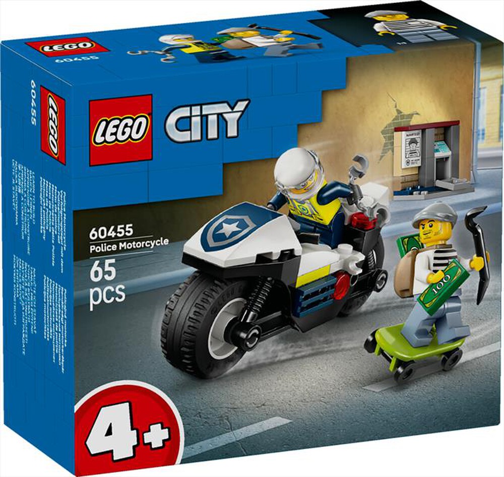 "LEGO - CITY Inseguimento della moto della Polizia - 60455"