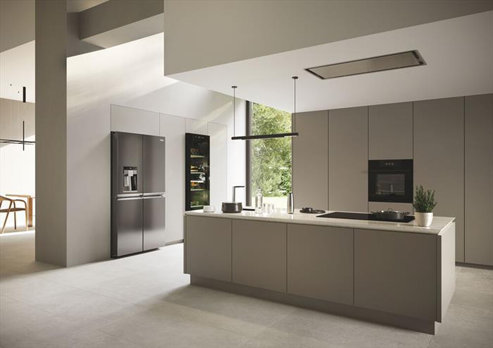 Immagine del prodotto HAIER - Frigorifero side by side HCR7918EIMP ClasseE 601lt-Platino, Acciaio inossidabile