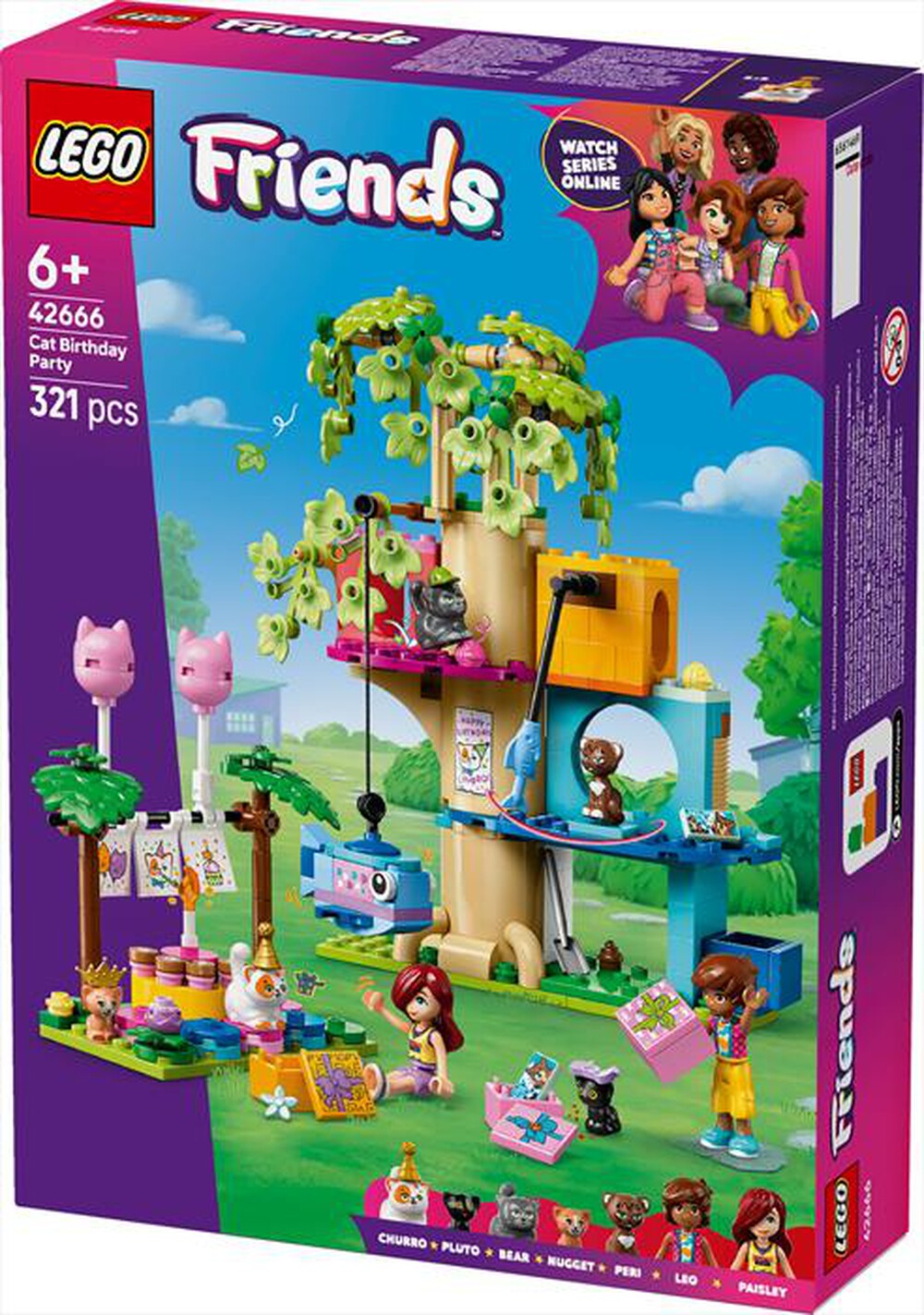"LEGO - FRIENDS Festa di compleanno felina e Casa - 42666"