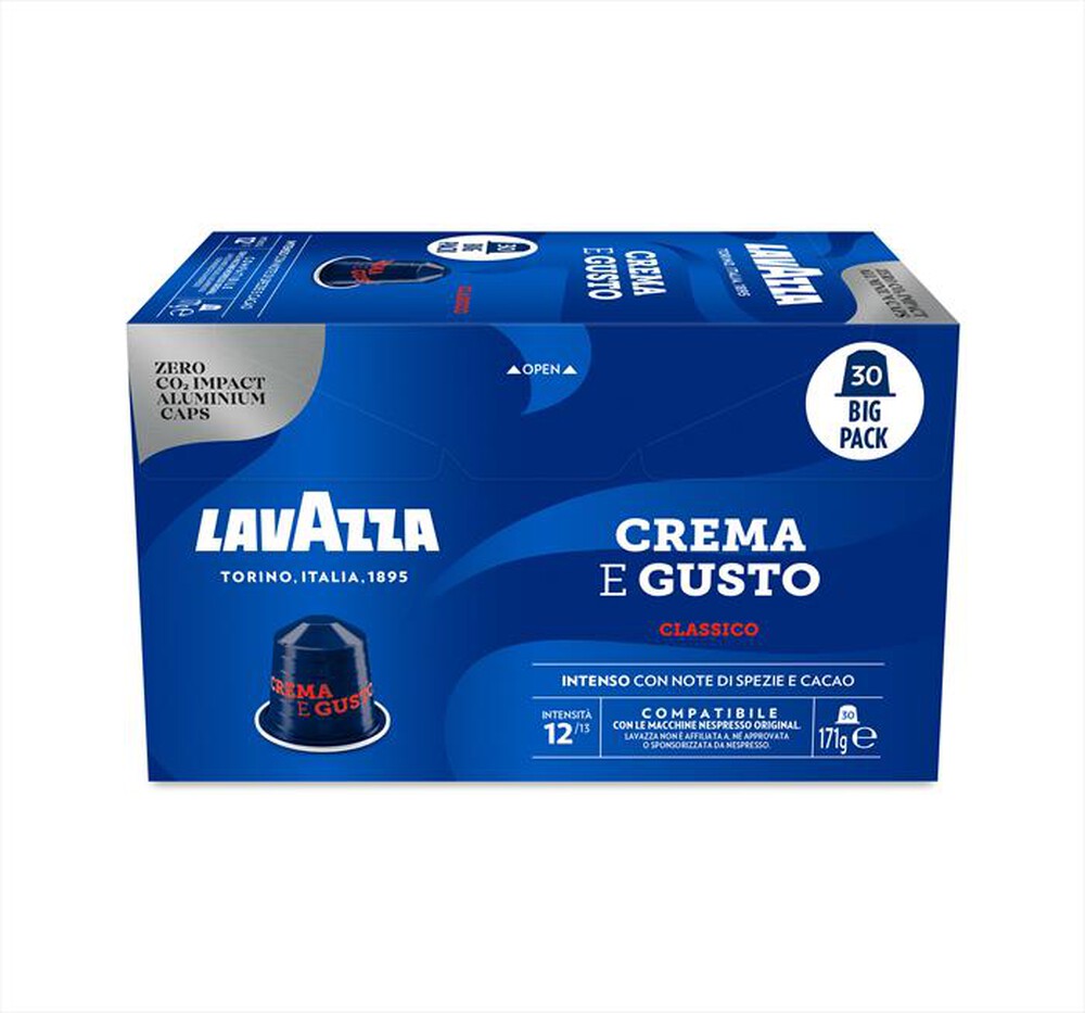 "LAVAZZA - Crema & Gusto Classico - 30 caps-Blu"
