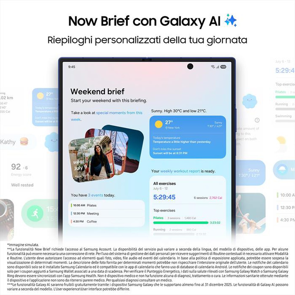 Immagine del prodotto SAMSUNG - Galaxy Z Fold7 12+512GB-Silver Shadow