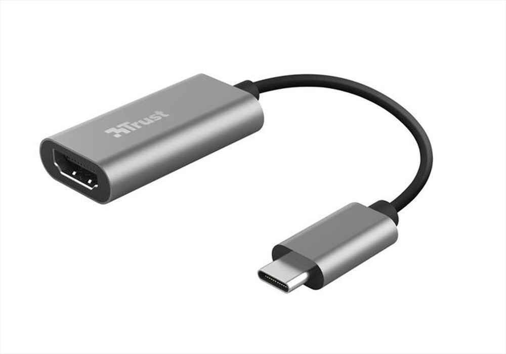 "TRUST - DALYX USB-C HDMI ADAPTER-Grey/Black"