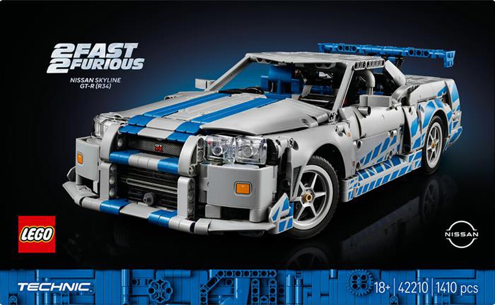 "LEGO - AUTO NISSAN SKYLINE GT-R (R34) 2 FAST 2 FURIOUS-,"
