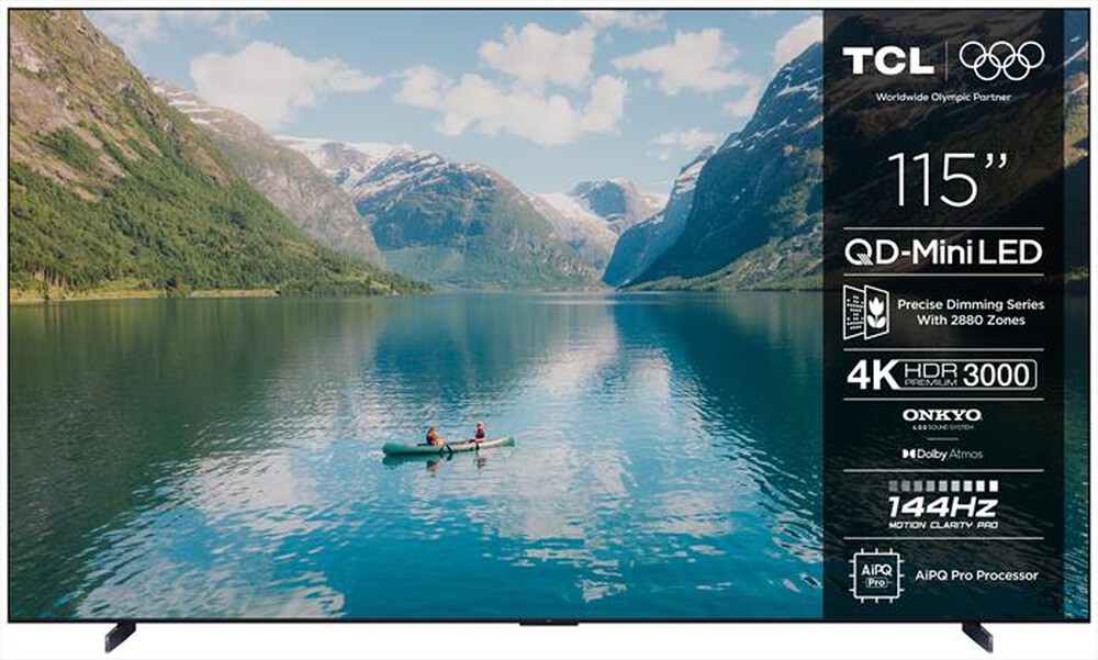 Immagine del prodotto TCL - Smart TV MINI LED UHD 4K 115" 115C7K-Black