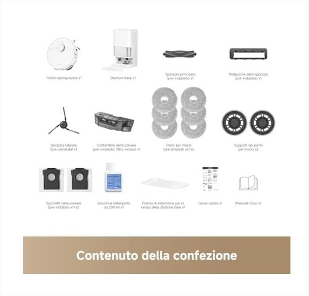 Immagine del prodotto DREAME - Robot Aspirapolvere DREL10SU3 L10S-Bianco