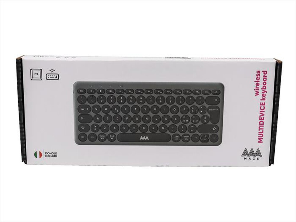 Immagine del prodotto AAAMAZE - TASTIERA MULTIDEVICE WIRELESS-Grigio