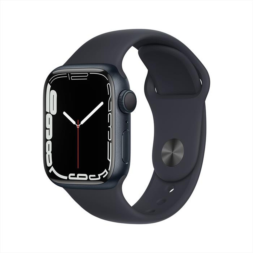 "APPLE - Apple Watch Series 7 GPS 41mm Alluminio-Cinturino Sport Mezzanotte"