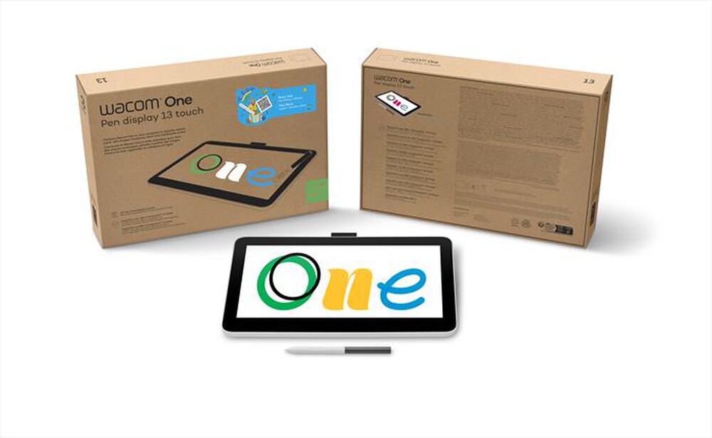 "WACOM - Tavoletta grafica ONE 13\" TOUCH-NERO"