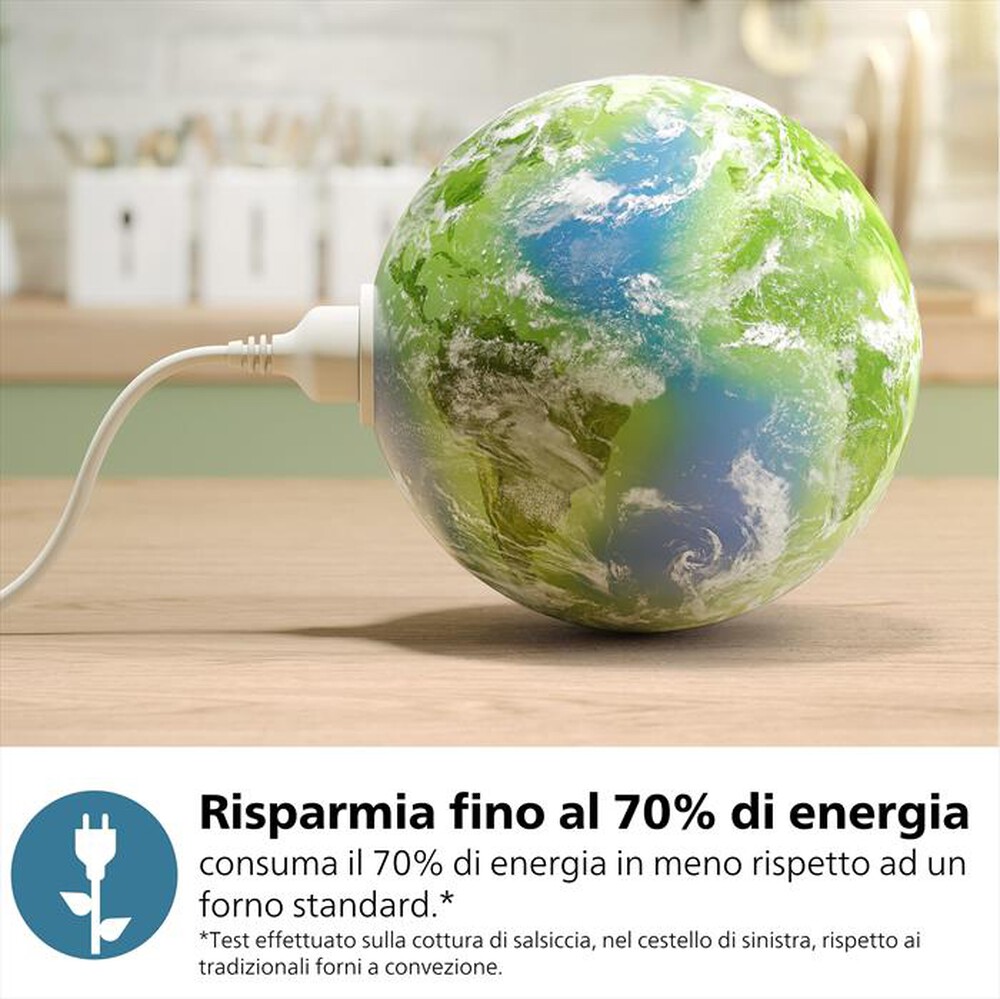 Immagine del prodotto PHILIPS - Friggitrice AIRFRYER SERIE 3000 DA 9L NA352/00-Nero/Oro