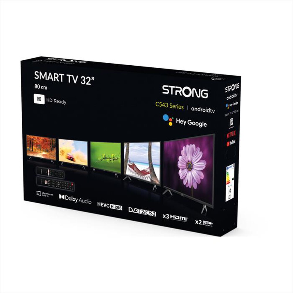 "STRONG - Smart TV FHD Android 32\" Doppio tlc  SRT32HC5433U-Nero"