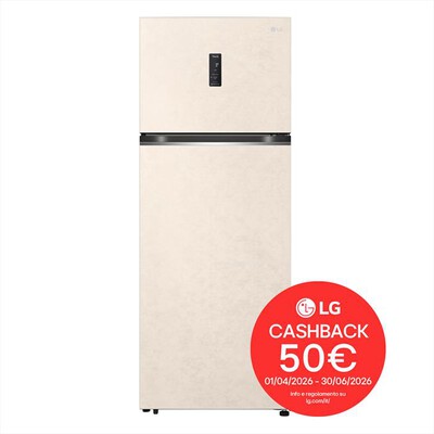 LG - Frigorifero 2 porte GTBV44SEBKD Classe E 461L-Beige