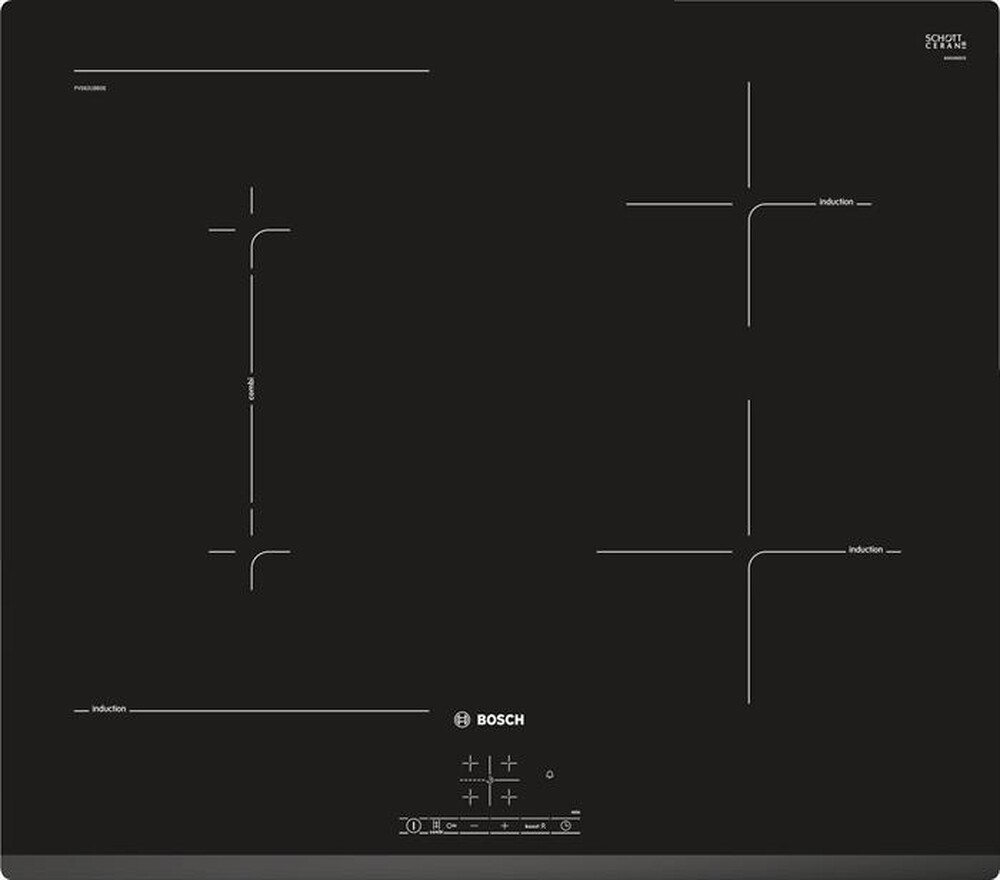 "BOSCH - Piano cottura induzione PVS631BB5E-Nero"