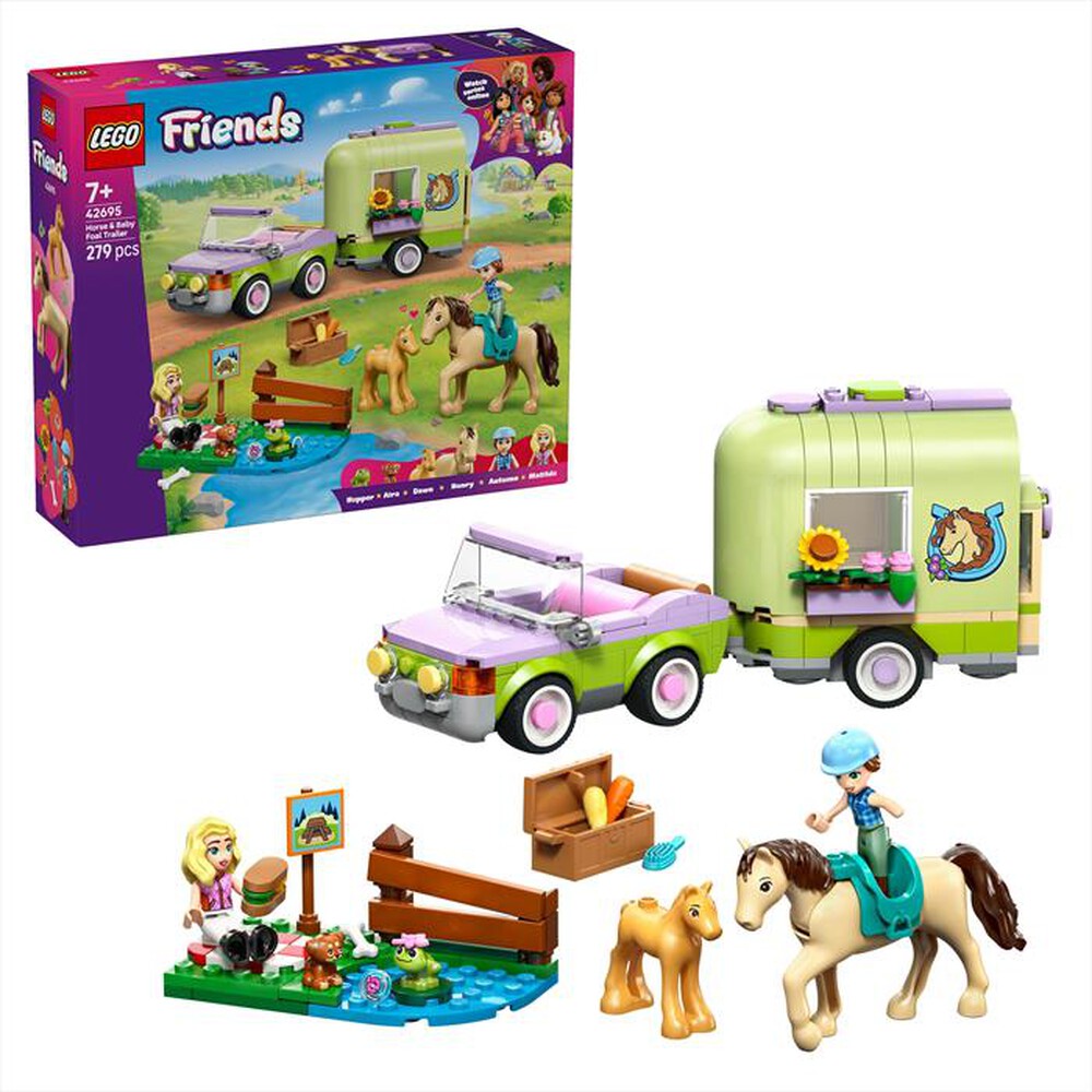 Immagine del prodotto LEGO - FRIENDS Rimorchio per cavallo e puledro - 42695
