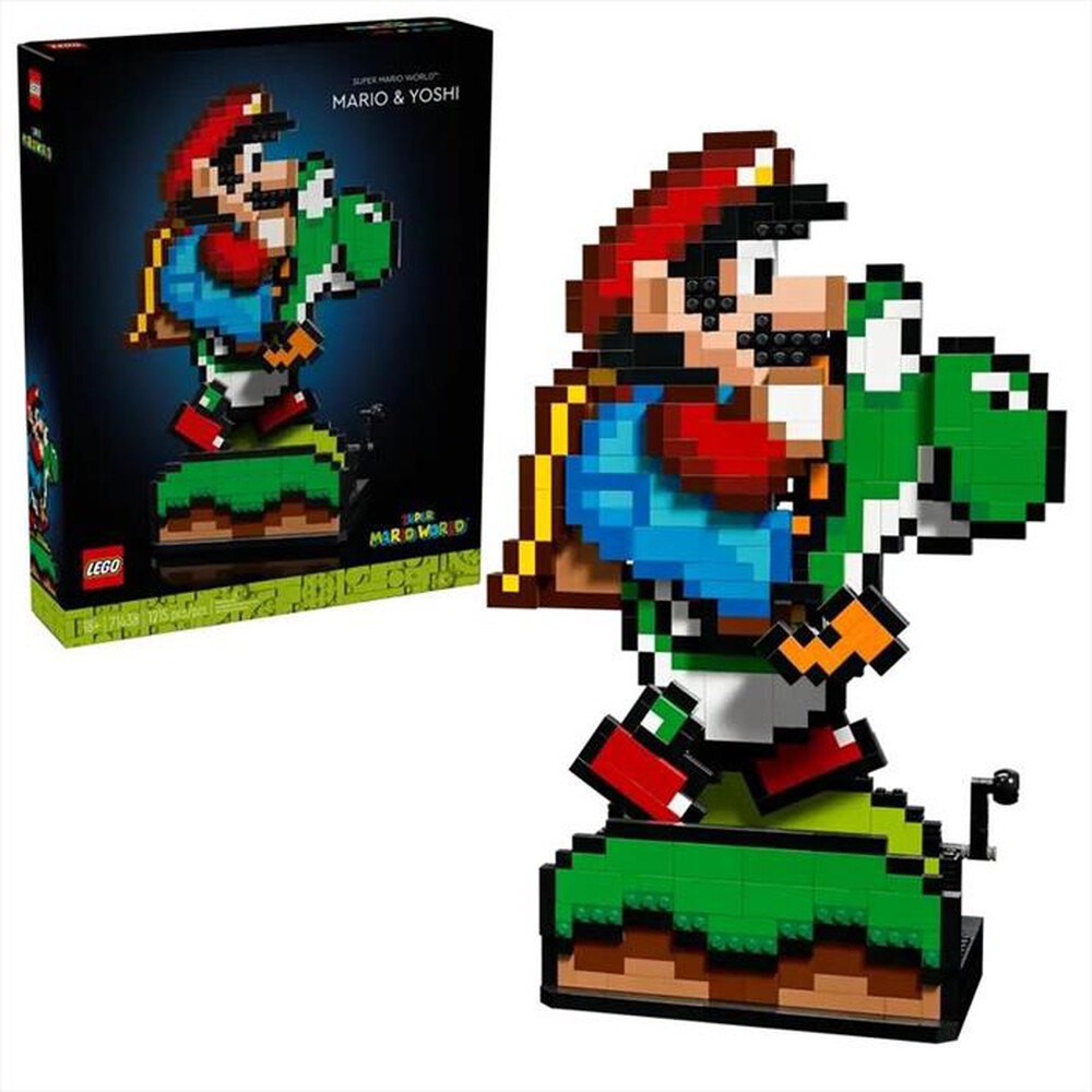 "LEGO - SUPER MARIO WORLD:MARIO E YOSHI - 71438-Multicolore"