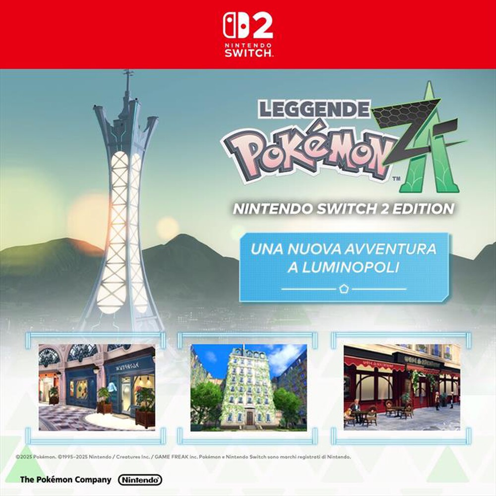 Immagine del prodotto NINTENDO - SWITCH 2 + LEGGENDE POKEMON: Z-A NS2 ED.-Nero