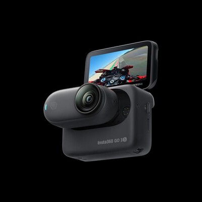 INSTA360 - Action cam GO3S MOTORCYCLE IN-HELMET POV BUNDLE-Nero
