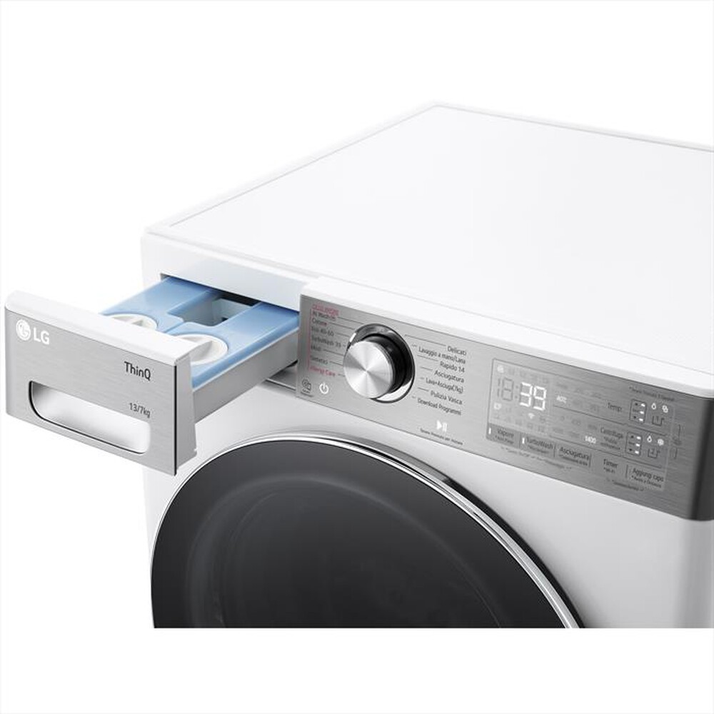 Immagine del prodotto LG - Lavasciuga D4R9513TPWC 13/7 Kg Classe A-Argento, Bianco