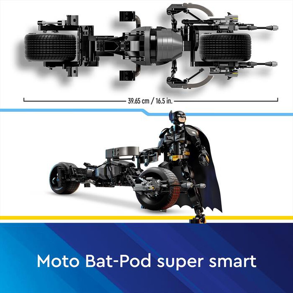 Immagine del prodotto LEGO - SUPER HEROES Personaggio Batman con Bat-Pod 76273
