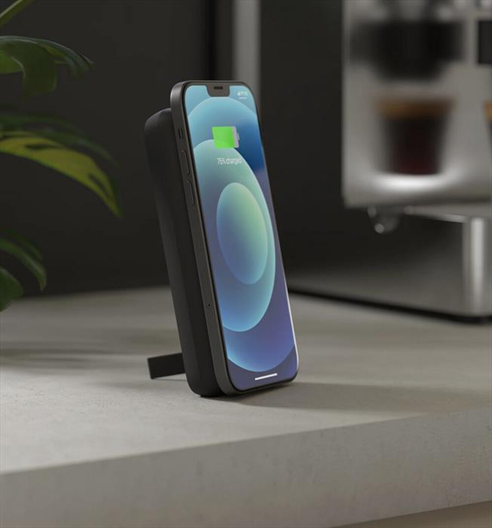 "ZENS - MAGNETIC POWERBANK WIRELESS+KICKSTAND-Black"