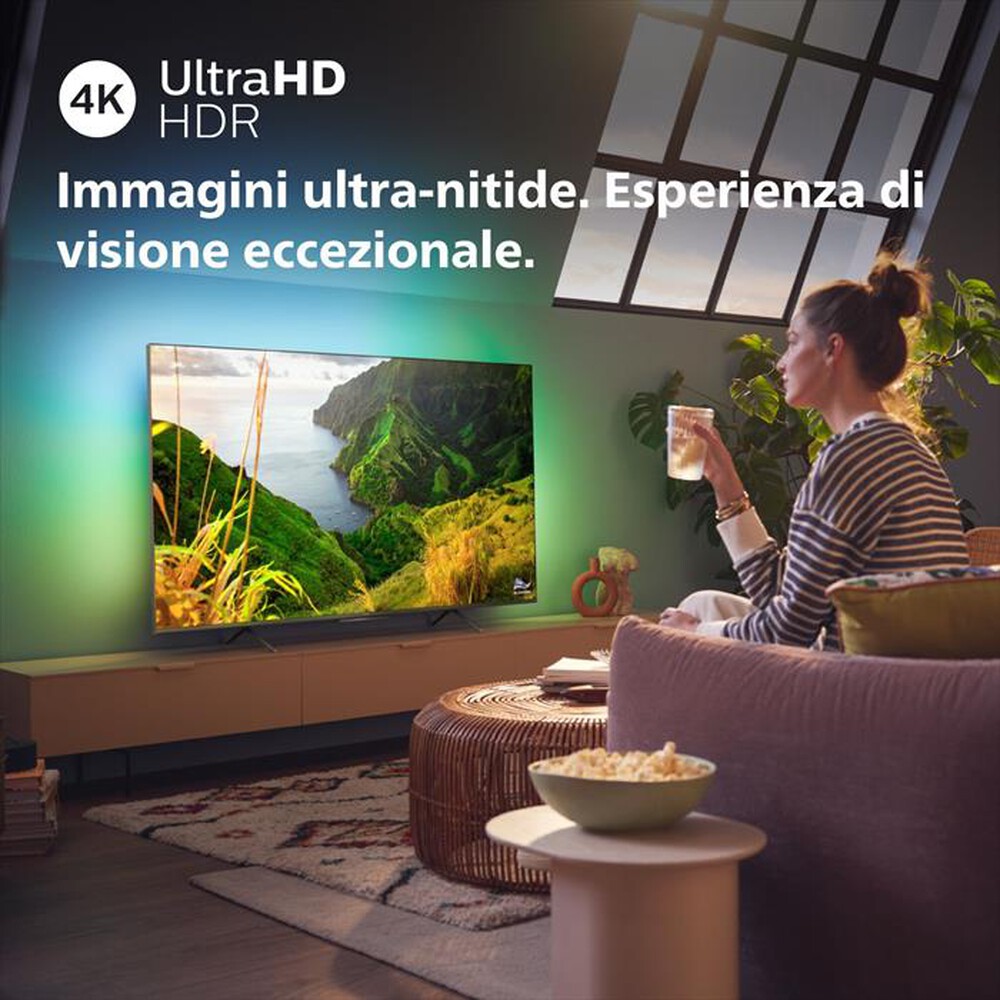 "PHILIPS - Ambilight Smart TV LED UHD 4K 55\" 55PUS8118/12-Antracite"