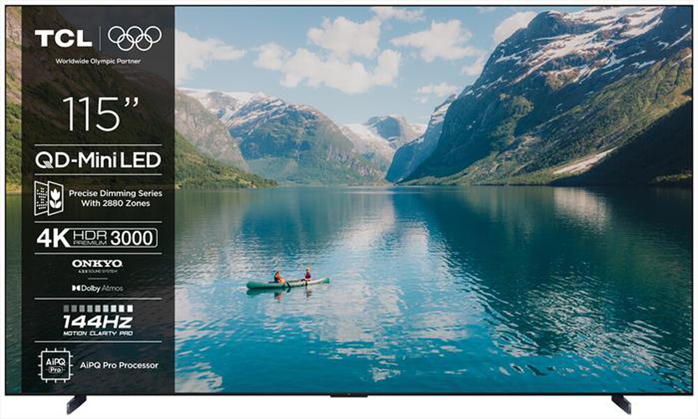 "TCL - Smart TV MINI LED UHD 4K 115\" 115C7K-Black"